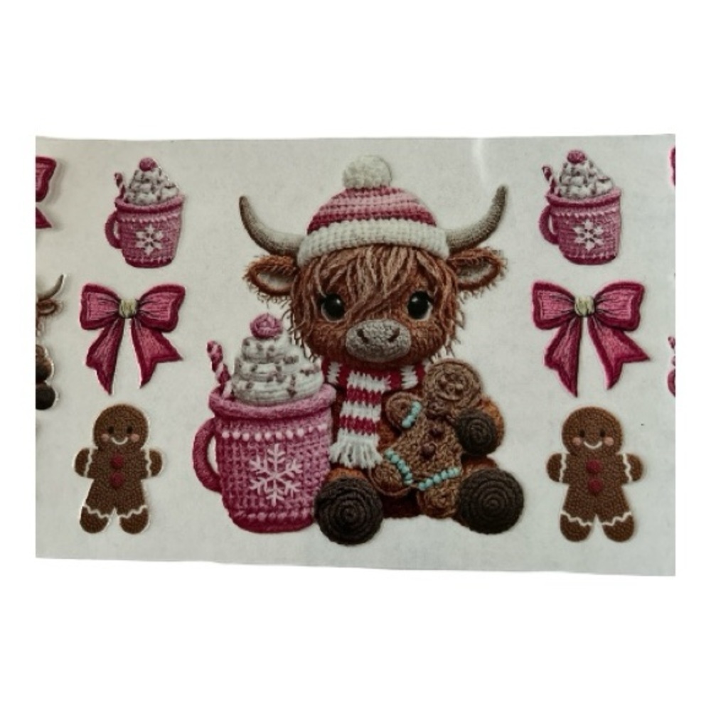 Highland Cow Cup Decal (46)